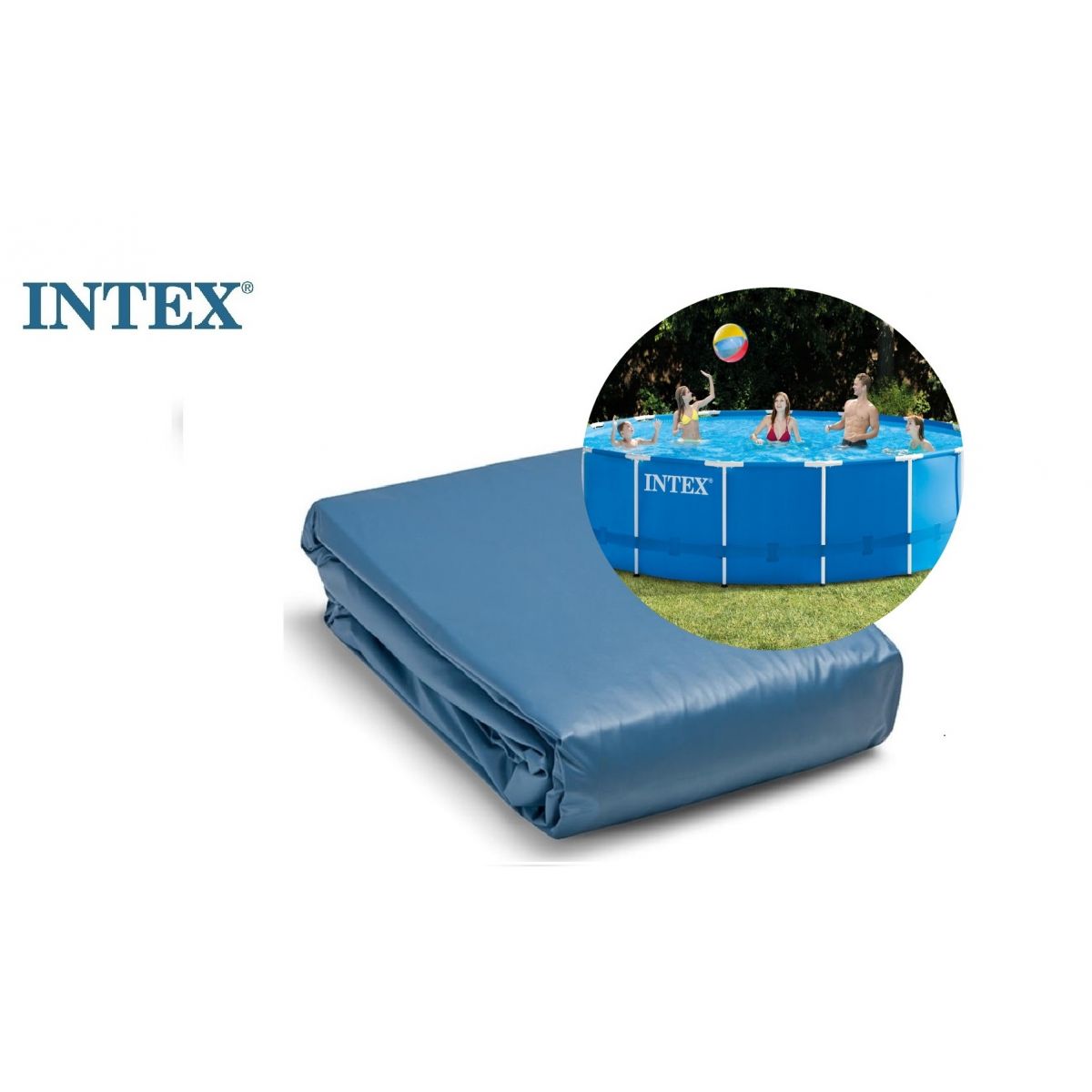Чашковый пакет 3,05x0,99 м для бассейна Metal Frame INTEX 12776 Чашковый пакет 3,05x0,99 м для бассейна Metal Frame INTEX 12776